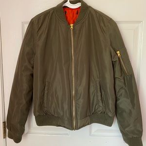 Army Green Bomber Jacket S